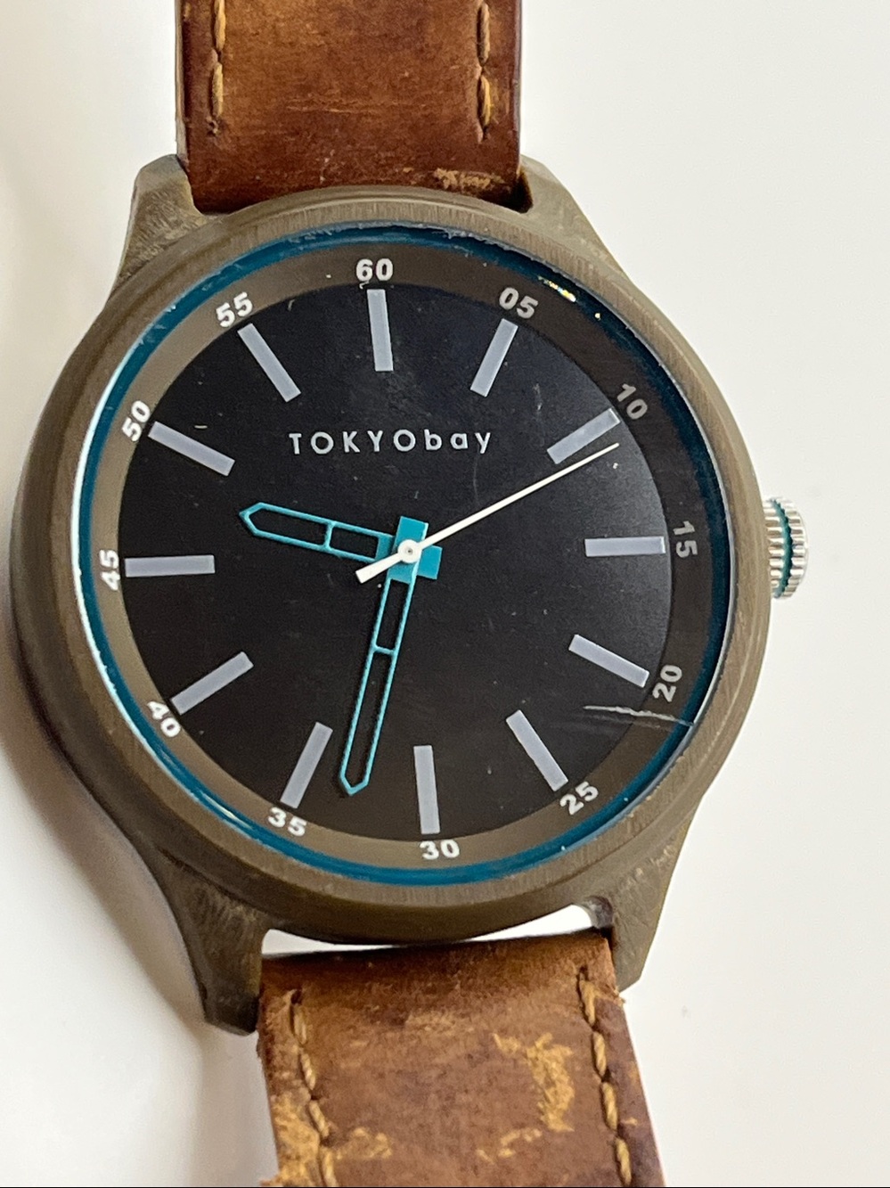TOKYObay Brown Wooden Case Watch